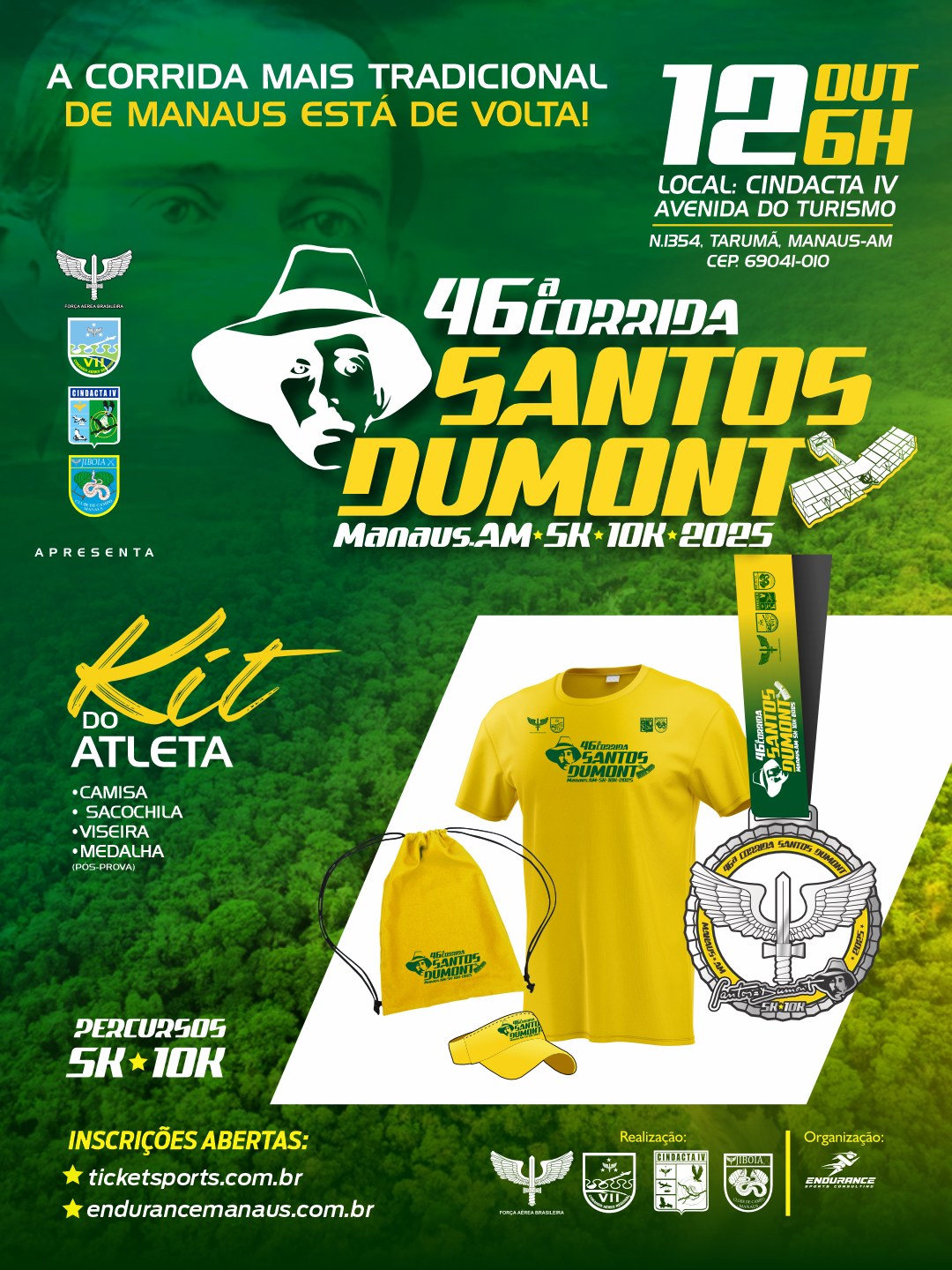 46ª Corrida Santos Dumont Manaus 2025